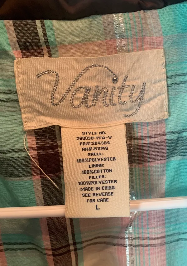 Vanity Vest Brown Size L - Image 5