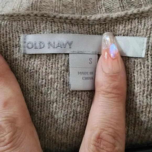 Old Navy Women's Sweater - Sand/Tan, Size Small - Image 3