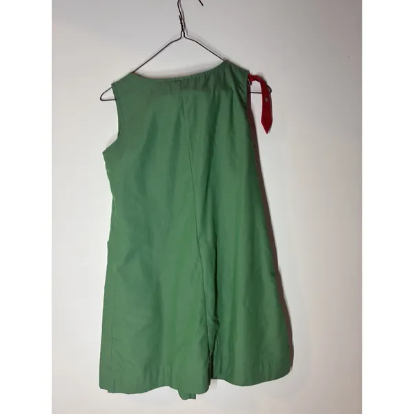 Vintage Girl Scout USA Uniform Jumper Sz10 Dress Green Sleeveless W/pants‎ Sz12 - Image 4