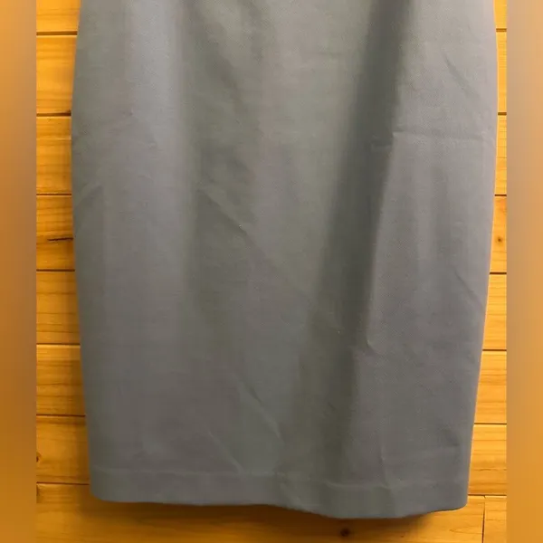 NWT Oscar De La Renta Size 8/M Wool Blend Sheath High Neck Knee Length Dress - Image 3