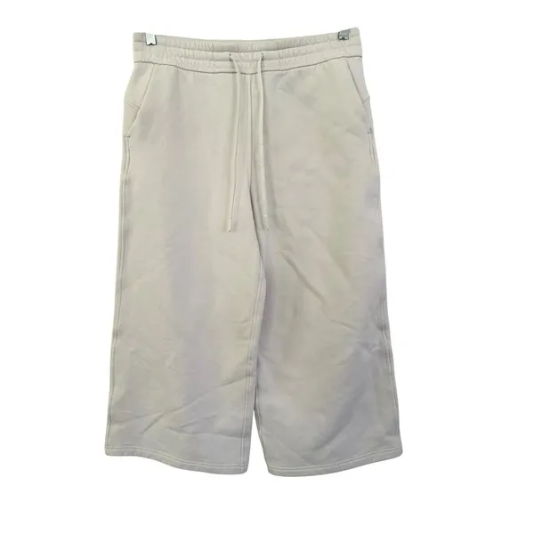 Lululemon Loungeful High-Rise Wide Leg Crop White Opal size 10 - Image 3