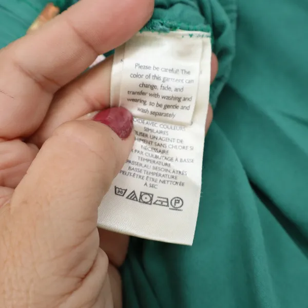 Free People Pants Womens XS Jogger Harem Green Seam Detail Excellent - Image 3