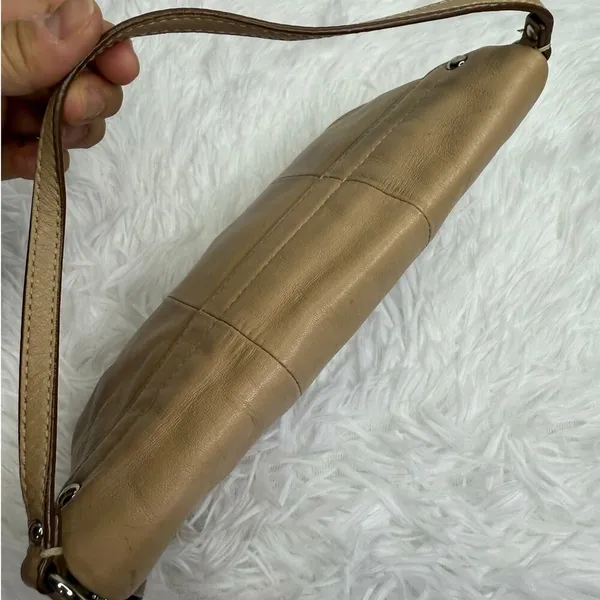 COACH y2k Tan Kristin Mini Purse Wristlet - Image 6