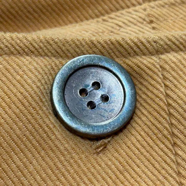Paris Blues Women's Mustard Yellow Double Breasted Wool Coat Size M Y2K - Image 4