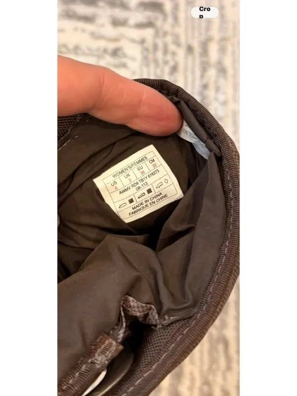 NEW The North Face women's size 5 Brown Down Filled Winter Lace Up Boots - Image 3