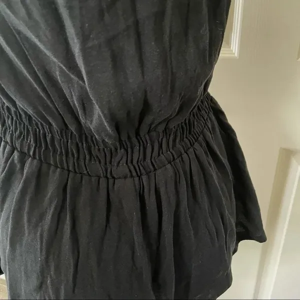 Ella Moss Gauzy rope tank black halter top - Image 11