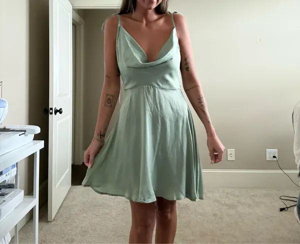 Lulus Satin slip dress - Image 2
