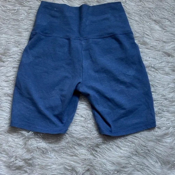 Aerie High-Waisted Women’s‎ Blue Camo Shorts Size S - Image 2