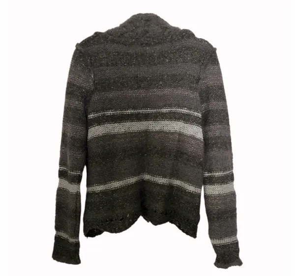 Free People charcoal braided cardigan - Image 8