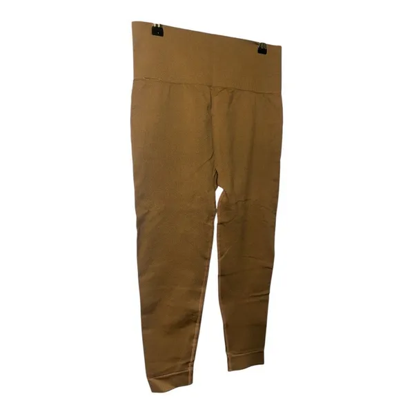 WeWoreWhat Tan‎ Seamless Circular Knit Leggings, Large - Image 4