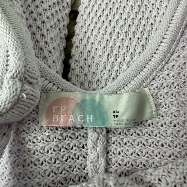 Free People Beach Hailee Sweater Jumper Size XS - Lilac - Image 6
