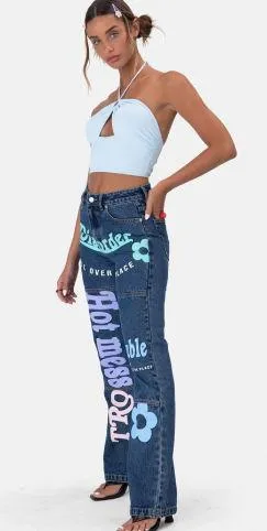 Adika Floret Halter Crop Top - Image 2