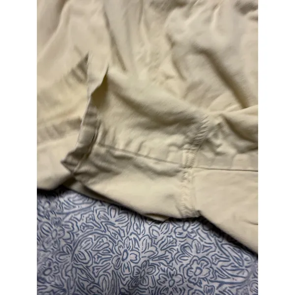 Champion tan pull on shorts side stripe logo floral size medium drawstring - Image 8