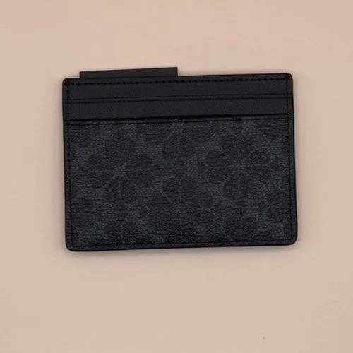 Kate Spade New York Spade Flower‎ Slim Card Holder Black KN761 New - Image 2