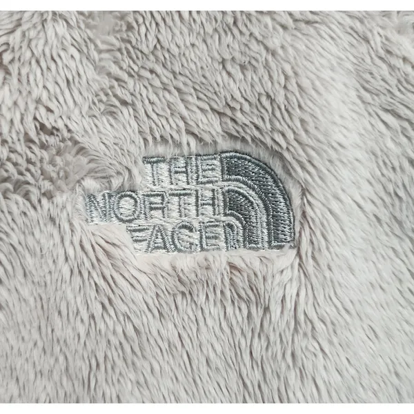 The North Face Fuzzy Fleece Jacket Womens M Beige‎ Zip Up Casual Outerwear - Image 2