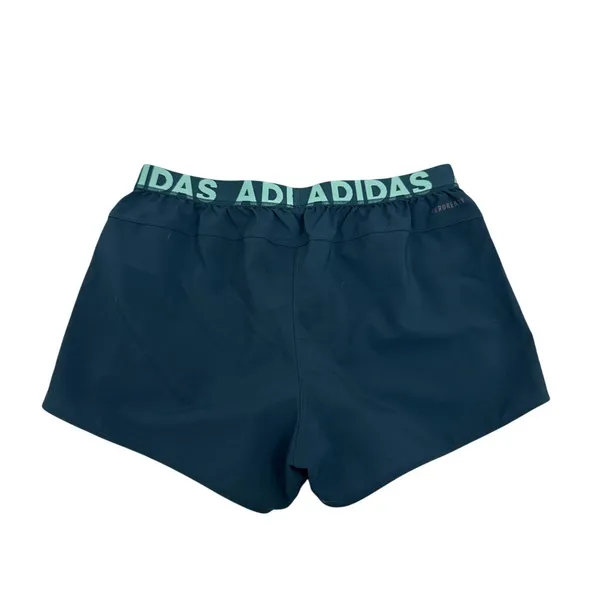 Adidas Athletic Dri-Fit Running Active Gym Shorts Teal Green Size XS - Image 2