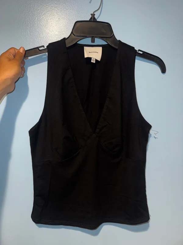 Reformation Bowie Knot Top - Image 3