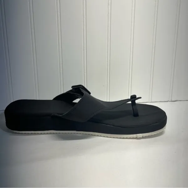 Black Platform Wedge Sandals Women’s Size 8 everyday lounge pool summer spring - Image 8