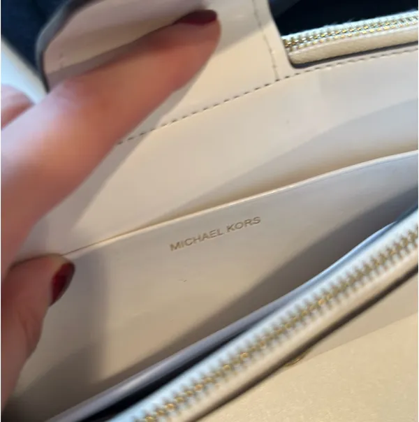 Michael Kors White Crossbody Purse - Image 3