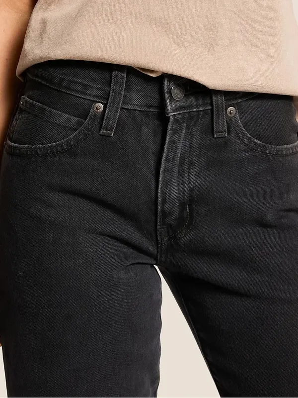 Levi's 94' Baggy Jeans Womens 31x31 Black Mid Rise Loose Straight Leg - Image 6