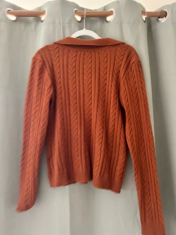 Lulus Pumpkin colored sweater - Image 2