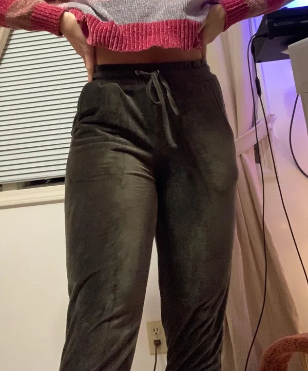Pink Republic Velvet Joggers - Image 2