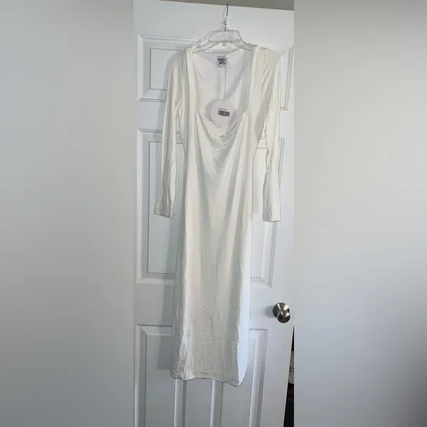 Princess Polly Nolan Midi Dress in White Size 8 New with tag - Image 12