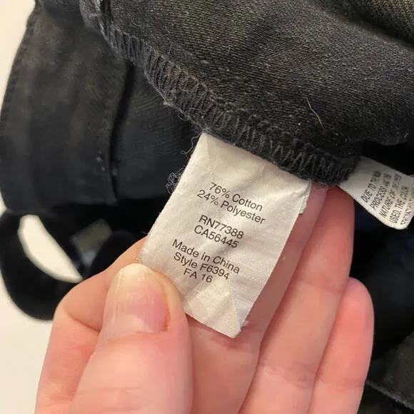 Madewell Cali Demi-Boot Overalls in‎ Black Frost size XS - Image 6