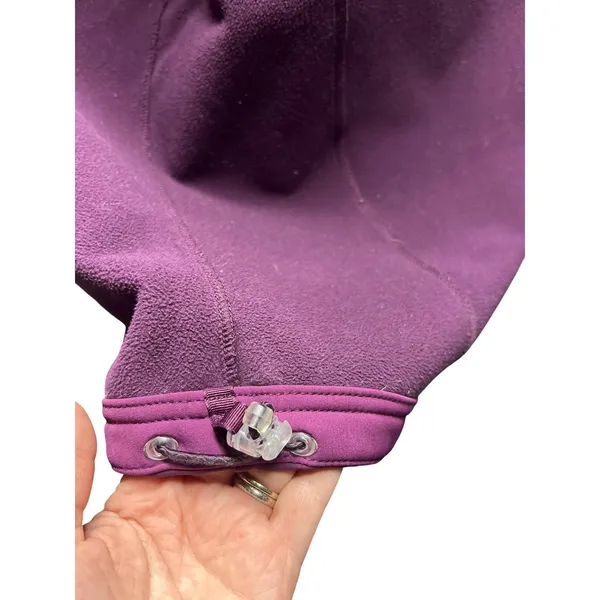 L.L. Bean Women's Softshell‎ Fleece Lined Vest Plum Purple Size Large EUC - Image 7