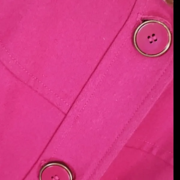 Anthropologie Tulle raspberry pink pea coat NWOT - Image 3