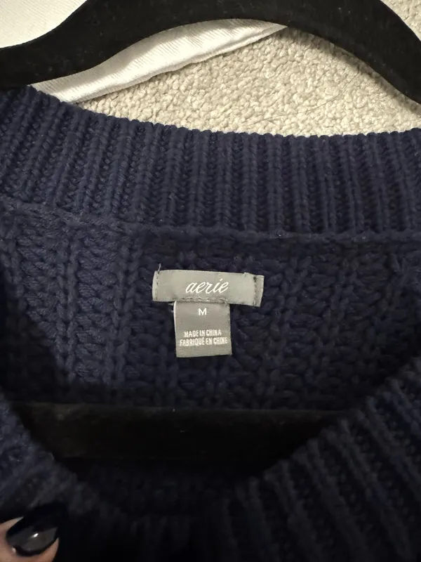 Aerie Sweater Women’s Chunky Knit - Image 3