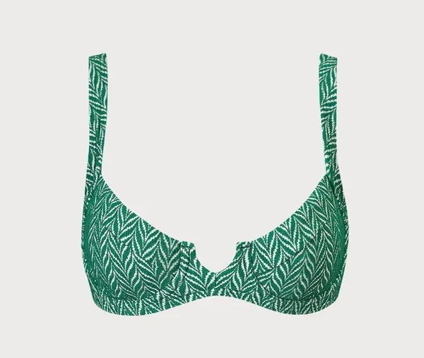 Berlook Geometric Textured Underwire Bikini SET 14 Green Size L - Image 9