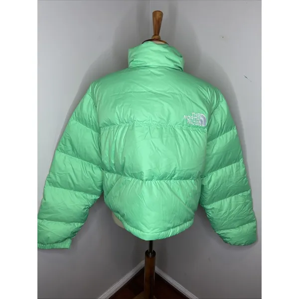 The North Face Nuptse Short‎ Jacket in Chlorophyll Green XL - Image 5
