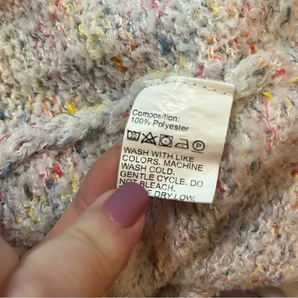 SHEIN Rainbow Popcorn Long Cardigan - Image 8