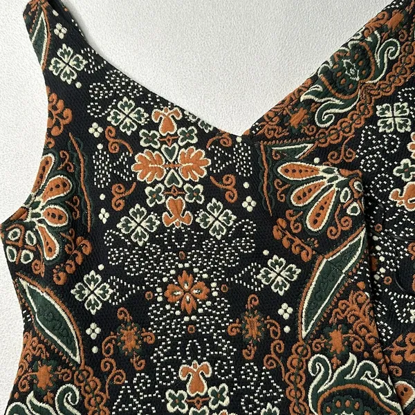 Anthropologie Knit Jacquard Midi Dress XS - Image 4