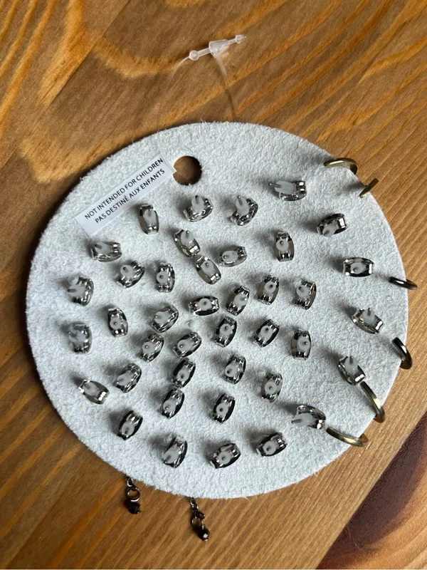 Free People Teeny Tiny Mega Stud Earring Set - Image 2
