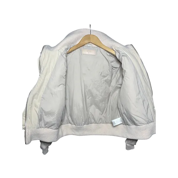 BLANK NYC Women’s Mixed Media Sweater Puffer Zip and Snap Front Jacket - Image 6