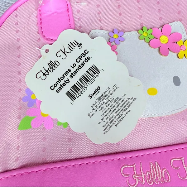 Nwt hello kitty Sanrio mini handbag purse kawaii pink harajuku bag - Image 3