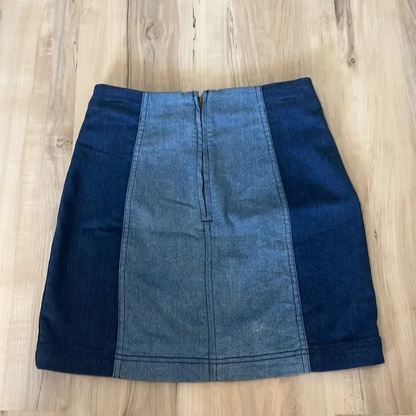 Free People Jean Mini Skirt - Image 2
