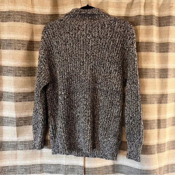 Offline By Aerie Multi Color Marled Knit Quarter Zip Pullover Size Small‎ - Image 2