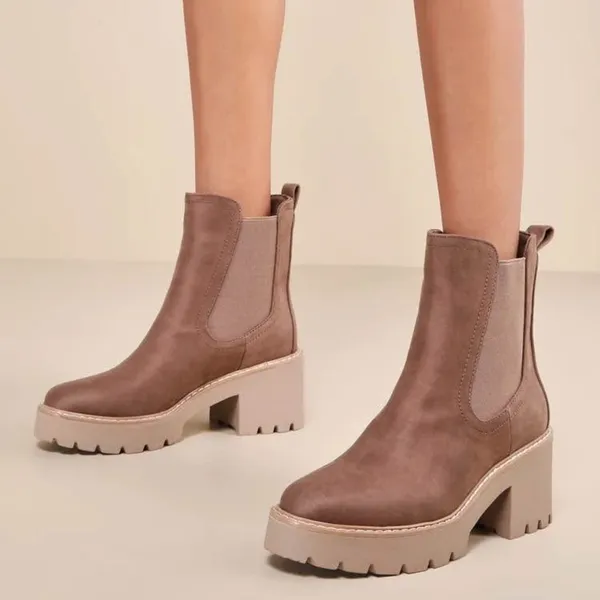 DV by Dolce Vita NWT - Tobias Taupe Chelsea Boots – Size 9.5 – New In Box - Image 2