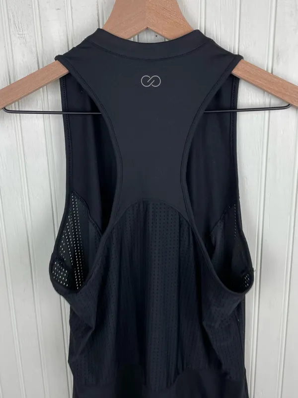 CALIA by Carrie Underwood Perforated Sleeveless Golf Dress Black Size Small - Image 8