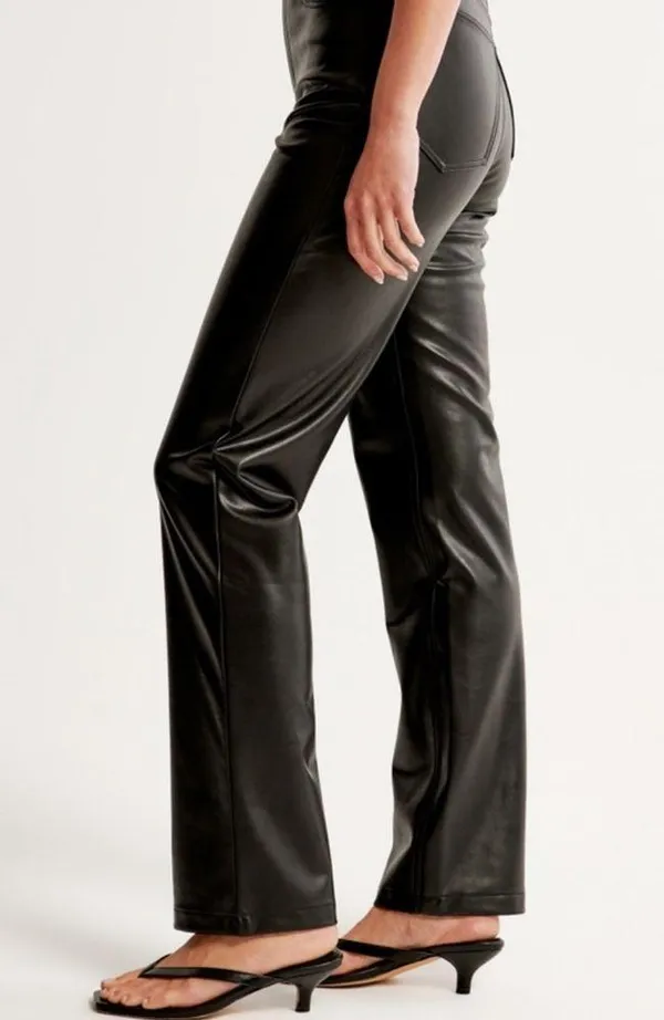 Abercrombie & Fitch Faux Leather Pants - Image 2