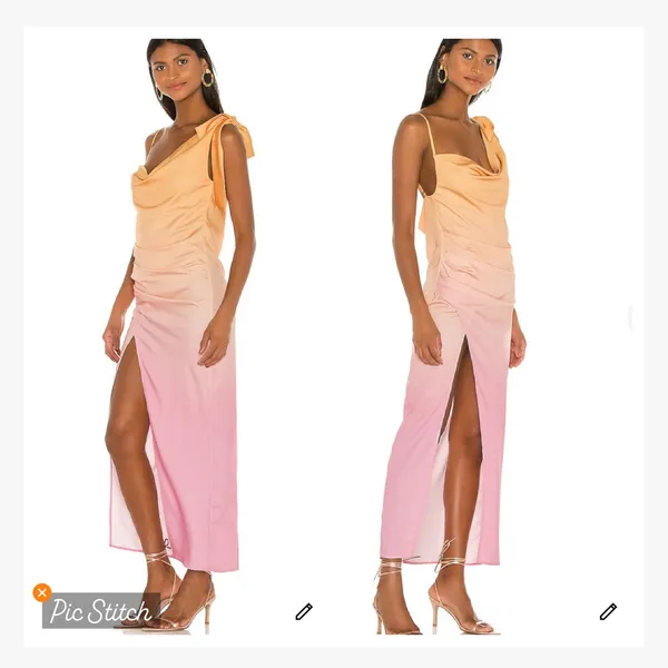 Lovers + Friends Isadora Slip Dress Ombre Maxi - Image 3