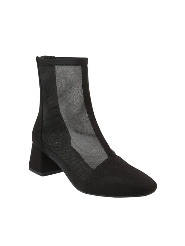 A New Day Celaena Mesh Block Heel Mid-Calf Boots with Memory Foam Black 8.5M - Image 8