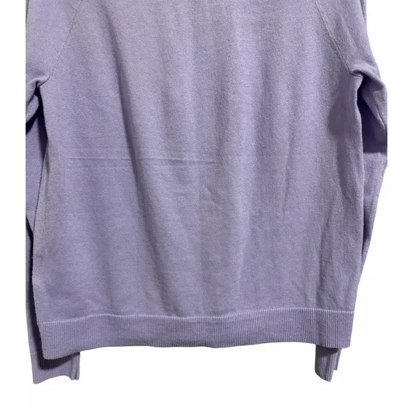 Smartwool Edgewood Colorblock‎ Crew Sweater Ultra Violet Women's Size Small - Image 6