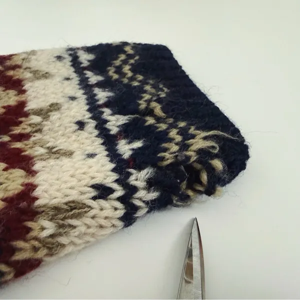 Vintage 80’s Abercrombie Pure Wool Fair-Isle Crewneck Knit “The Big Sweater” M - Image 9