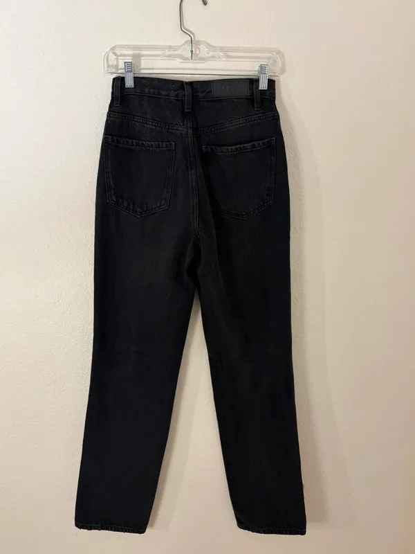 PacSun eco black distressed dad jeans - Image 3