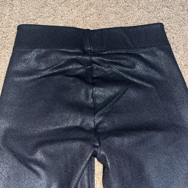 Alo‎ Yoga High Waist Airbrush Legging Crackled Performance Faux Leather Black XS - Image 6