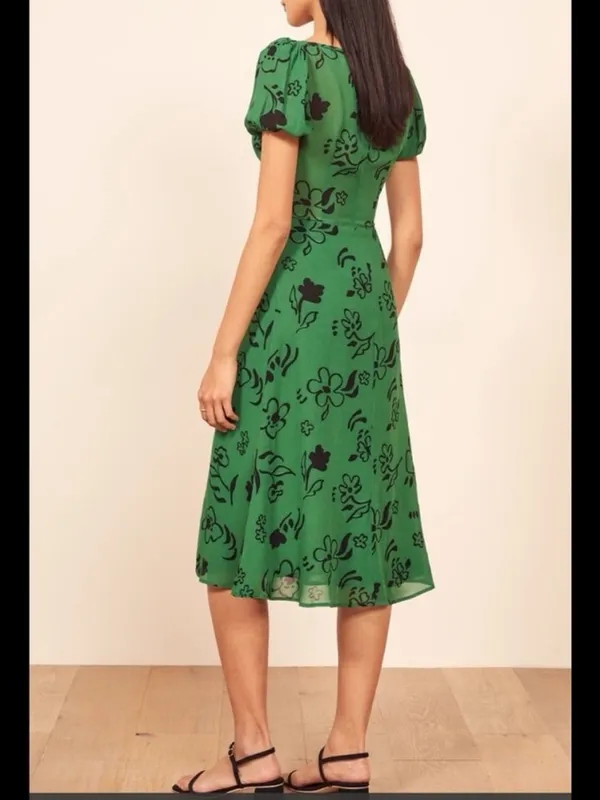 Reformation Kacey Dress in Carrie Print Size 4 - Image 4